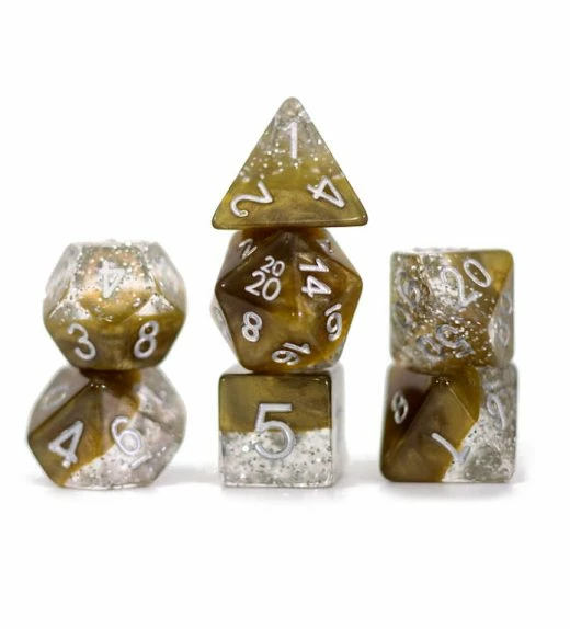 Other Halfsies Dice: Glitter Gold