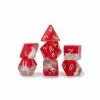 Other Halfsies Dice: Glitter Red