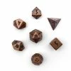 Other Pebble 10mm Alloy Mini Polyhedral Dice Set - Gnomish Copper