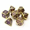 Other Die Hard Dice Metal Mythica Gold Amethyst 7ct Polyhedral Set