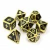 Other Die Hard Dice Metal Mythica Gold Onyx 7ct Polyhedral Set