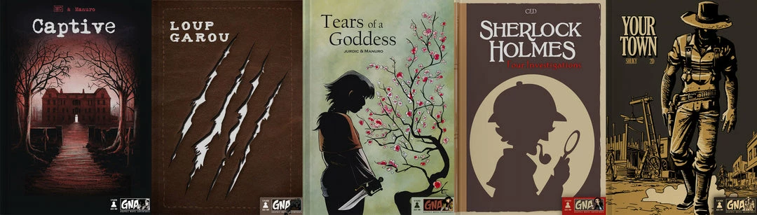 Other Role Playing Games Graphic Novel Adventures Season #1 — Full Set With Slipcase