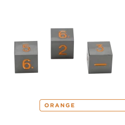 Other Easy Roller Metal Gunmetal Orange 3D6 Set