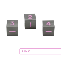 Other Easy Roller Metal Gunmetal Pink 3D6 Set