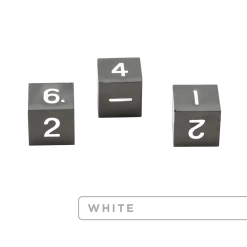 Other Easy Roller Metal Gunmetal White 3D6 Set
