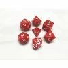 Other HD Dice Opaque Red 7ct Polyhedral Dice Set