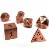 Other Easy Roller Metal Dice Of Ancient Dragons Copper/Black 7ct Polyhedral Set