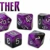 Other Halfsies Dice: Panther 7ct Polyhedral Set