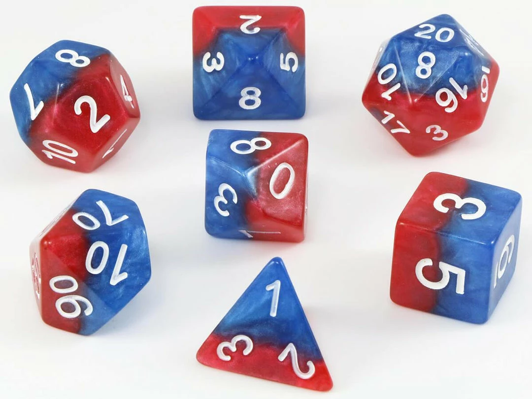 Other Halfsies Dice: Spider-Dice 7ct Polyhedral Set