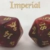 Other Black Oak Workshop Imperial Dragon Red/Gold Single D20 Dice
