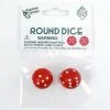 Other Koplow Round Dice Pair Opaque Red