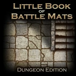 Other Role Playing Games RPG Battle Mats: The Little Book Of Battle Mats Dungeon Edition