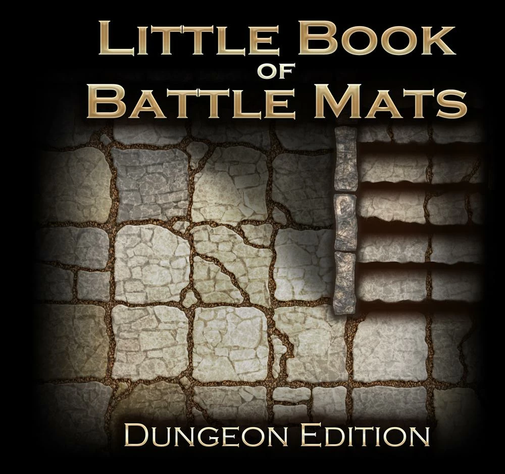 Other Role Playing Games RPG Battle Mats: The Little Book Of Battle Mats Dungeon Edition