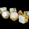 Other Metallic Dice Games Layered Kiwi 7ct Polyhedral Dice Set