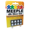 Other Meeple D6 Dice Set Black