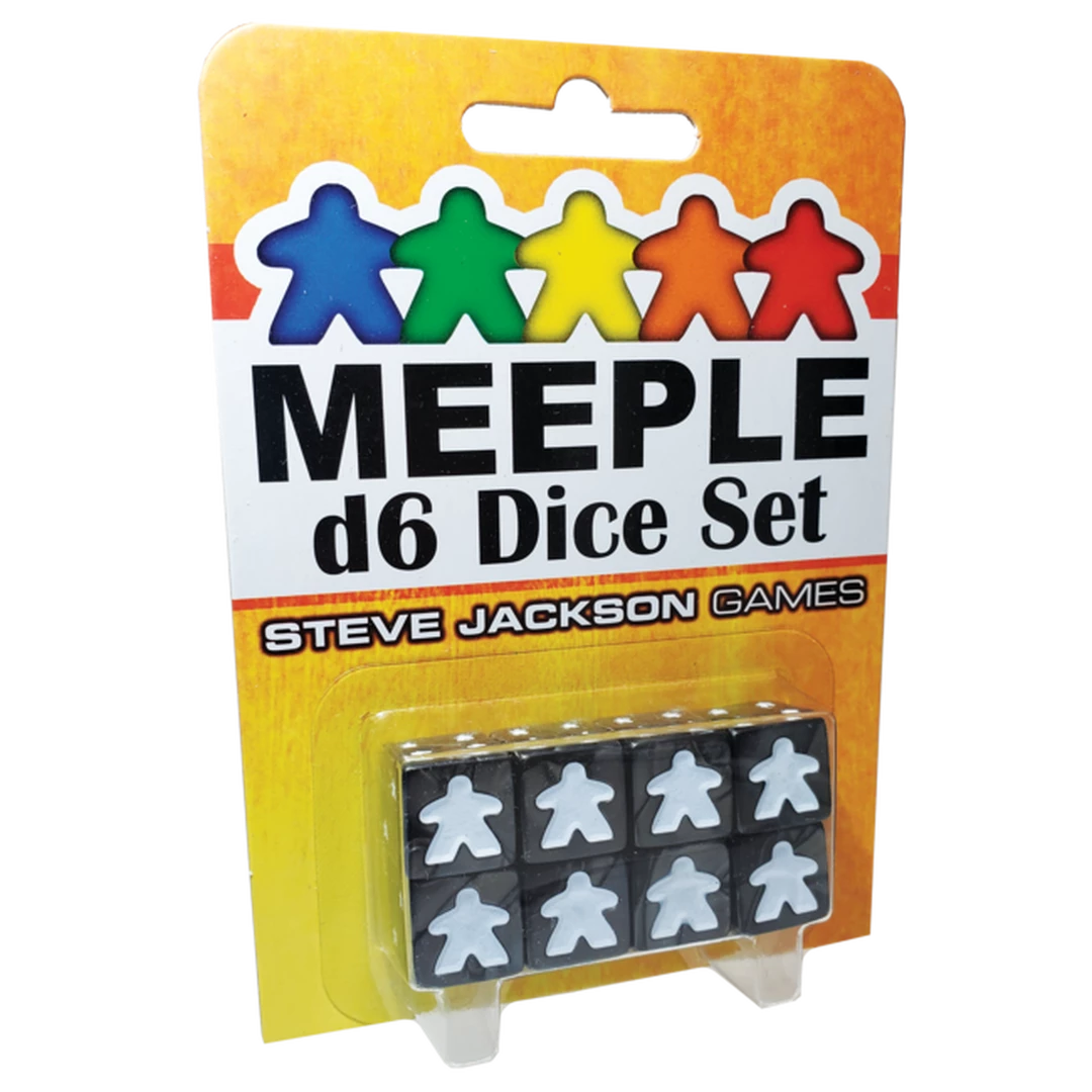 Other Meeple D6 Dice Set Black