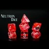 Other Neutron Dice: Crimson 7ct Polyhedral Set