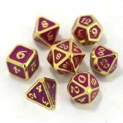 Other Die Hard Dice Metal AfterDark Neon Nightlife 7ct Polyhedral Set