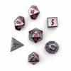 Other Pebble 10mm Alloy Mini Polyhedral Dice Set - Nightmare Black