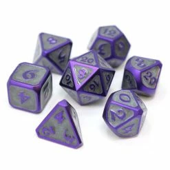 Other Die Hard Dice Metal Mythica Infernal Omen 7ct Polyhedral Set