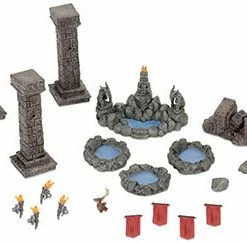 Other WizKids Deep Cuts Unpainted Miniatures: Pools & Pillars