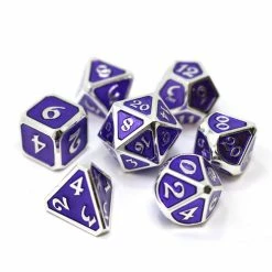 Other Die Hard Dice Metal Mythica Platinum Amethyst 7ct Polyhedral Set