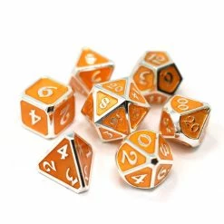 Other Die Hard Dice Metal Mythica Platinum Citrine 7ct Polyhedral Set