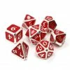 Other Die Hard Dice Metal Mythica Platinum Ruby 7ct Polyhedral Set