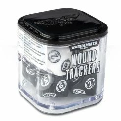 Other Warhammer 40,000 Wound Trackers Dice - White/Black