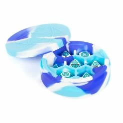 Other Silicone Round Dice Case - Blue/White/Light Blue