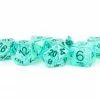 Other Metallic Dice Games Flash Teal/Green 7ct Polyhedral Dice Set