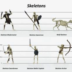 Other Miniatures Characters Of Adventure Prepainted Miniature Set - Skeletons
