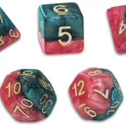 Other Halfsies Dice: Christmas Dice 7ct Polyhedral Set