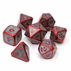 Other Die Hard Dice Metal Mythica Infernal Succubus 7ct Polyhedral Set