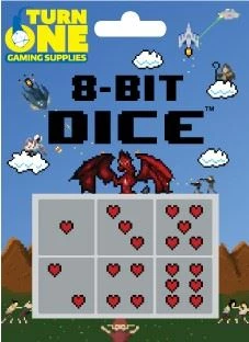 Other Turn One Gaming 8-Bit Dice Hearts