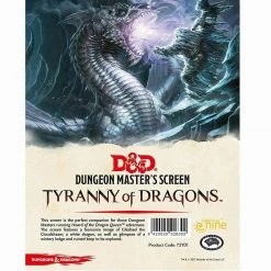Other D&D 5e Dungeon Master's Screen: Tyranny Of Dragons Role Playing Games