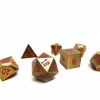 Other Easy Roller Metal Dice Of Ancient Dragons Gold/Red 7ct Polyhedral Set