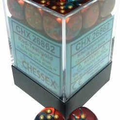 Other Chessex 12mm Gemini Red-Teal/Gold 36ct D6 Set (26862) Dice