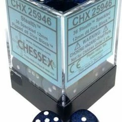 Other Chessex 12mm Speckled Stealth 36ct D6 Set (25946)