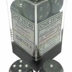 Other Dice Chessex 16mm Speckled Hi-Tech 12ct D6 Set (25740)