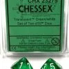 Other Chessex Translucent Green/White 10ct D10 Set (23275) Dice