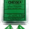 Other Chessex Opaque Green/White 10ct D10 Set (26205) Dice