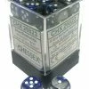 Other Chessex 12mm Gemini Blue Steel/White 36ct D6 Set (26823)