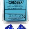 Other Dice Chessex Translucent Blue/White 10ct D10 Set (23276)