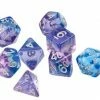 Other Sirius Dice Violet Betta/Silver 7ct Polyhedral Set