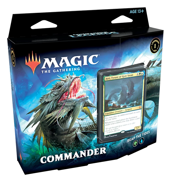 Other Magic The Gathering MTG: Commander Legends Commander Deck Reap The Tides