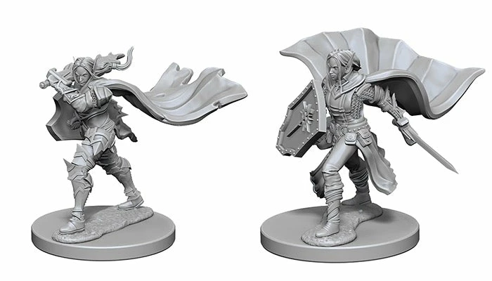 Other Pathfinder Deep Cuts Unpainted Miniatures: Elf Female Paladin