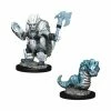 Other Miniatures WizKids Wardlings: Ice Orc & Ice Worm