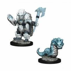 Other Miniatures WizKids Wardlings: Ice Orc & Ice Worm