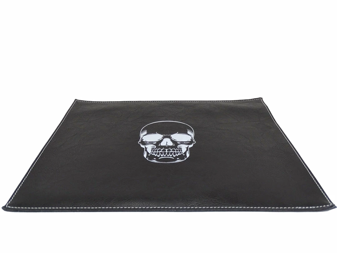 Other Easy Roller White Skull Dice Rolling Mat